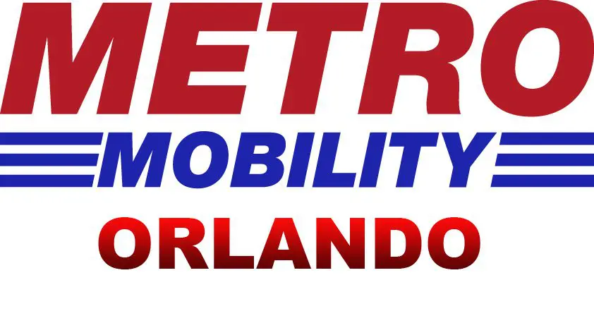 Logo for Metro Mobility Orlando transit service.